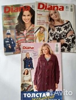 Журналы по вязанию Сюзанна Диана 2013 2015г 19шт