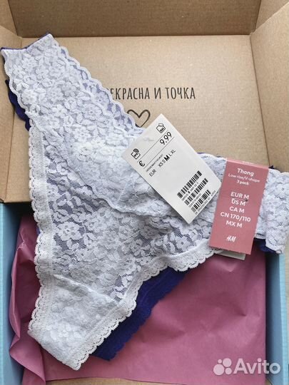Трусы thong hm