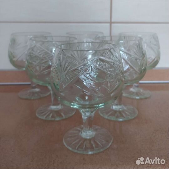 Фужеры хрустальные