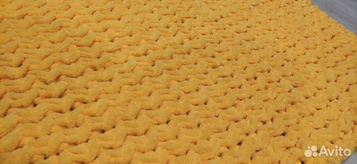 Плед детский вязаный плюшевый