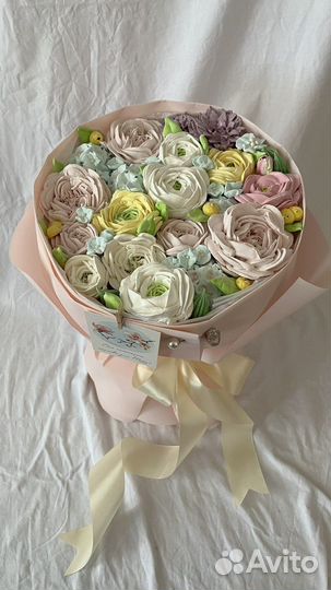 Съедобный букет из зефира