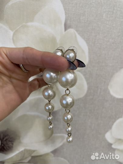 Серьги люстры