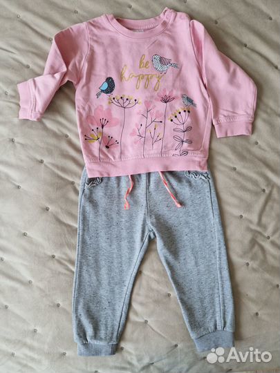 Одежда для девочки пакетом. Размер 80 см