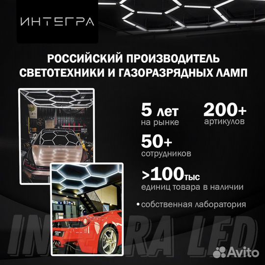 Светильники соты LED Освещение детейлинг