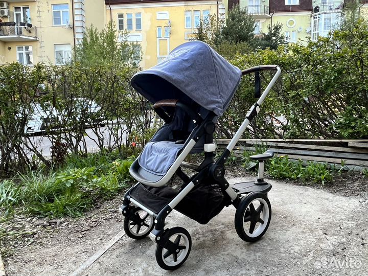 Коляска bugaboo fox + подножка