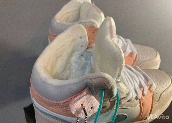 Кроссовки Nike Air Jordan тёплые (Арт.60878)