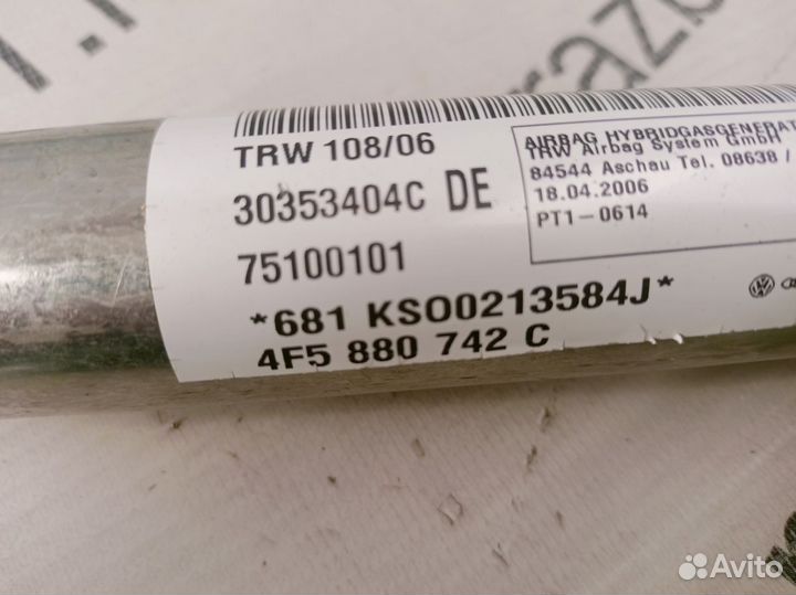 Подушка безопасности боковая (шторка) Audi A6 (C6)