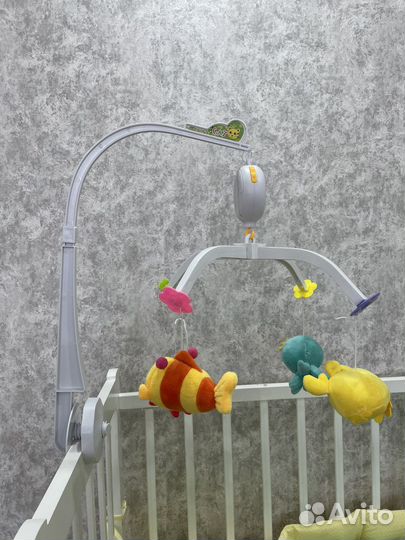 Мобиль на кроватку happy