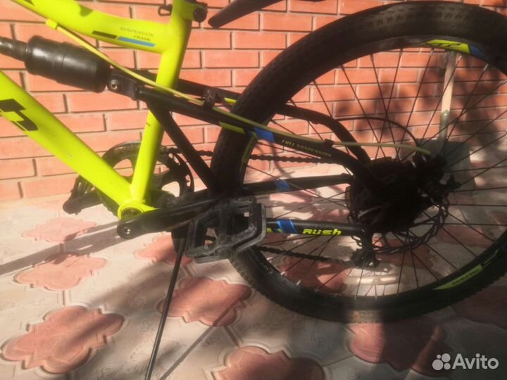 Горный велосипед Rush rf 470 двухподвес