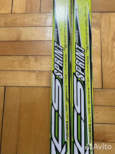 Лыжи беговые fisher sprint crown 150