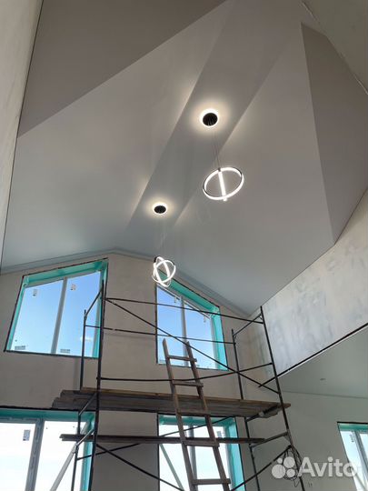 Натяжные потолки установка/монтаж без посредников