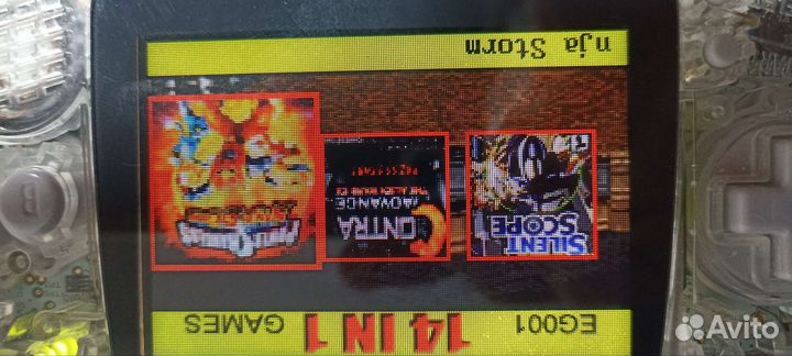 Картридж gameboy advance, 14 in 1