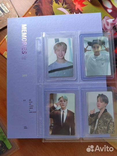 Bts memories 2017 - 2018 карты Чимина и Хосока