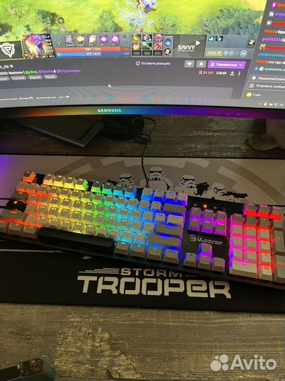 Механическая клавиатура bloody RGB B820R