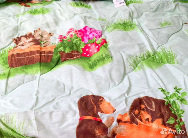 Одеяло детское 110 х 140 натуральное хлопок Москва