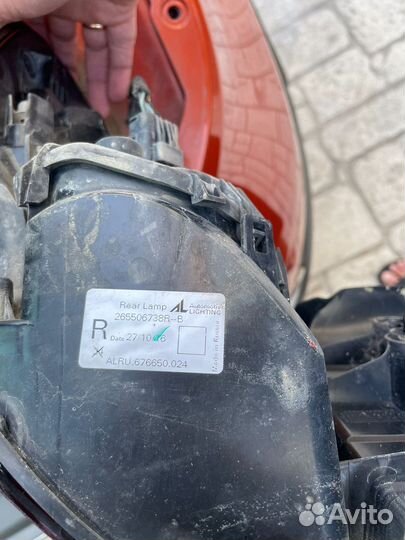 Задний фонарь от Рено Каптюр оригинал