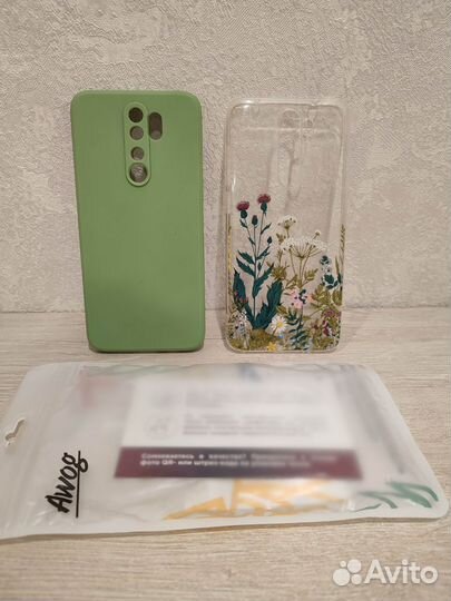 Чехол Xiaomi Redmi Note 8 Pro (комплект 2 шт)