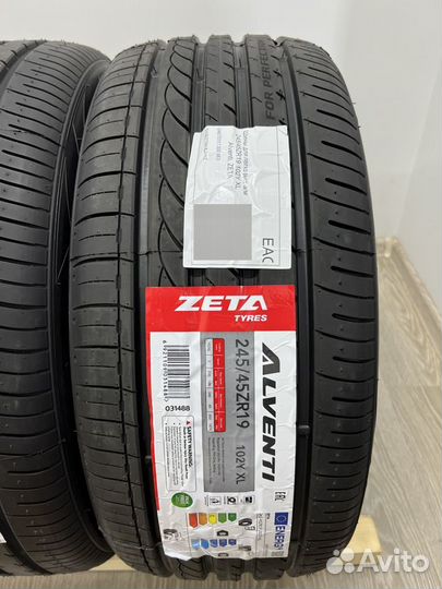 Zeta Alventi 245/45 R19 и 275/40 R19 105Y