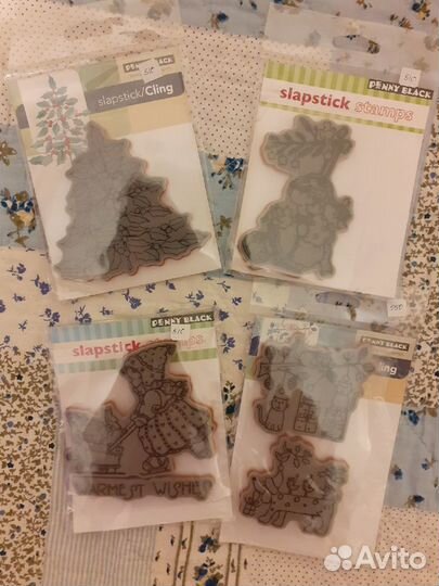 Slapstick stamps штампы новогодние