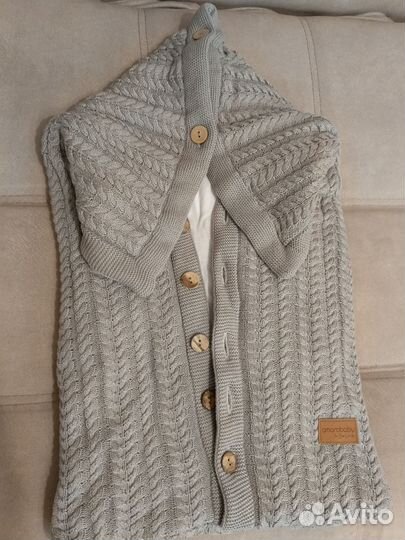 Комплект на выписку вязаный