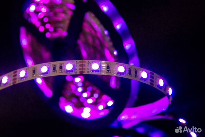 Светодиодная лента SWG 14.4Вт 12В IP20 3M RGB