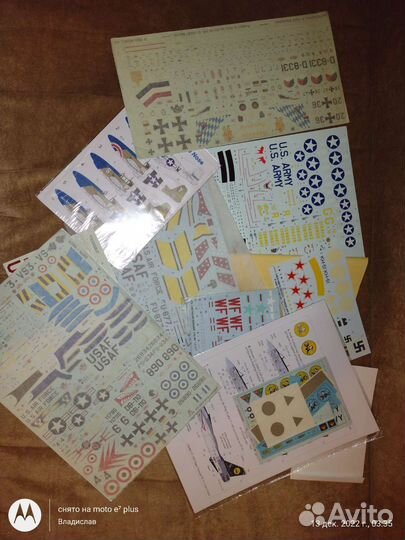 Декали авиация из наборов 1/48