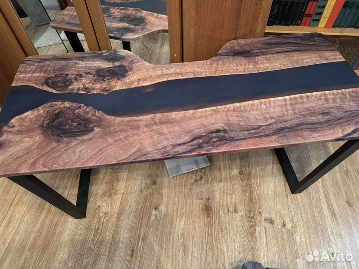 Стол компьютерный игровой с вырезом 160х70 см