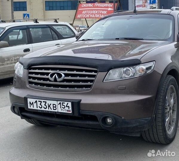 Дефлектор капота infiniti FX35/FX45 (1G) S50