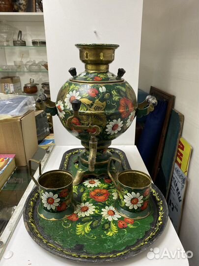 Самовар электрический расписной