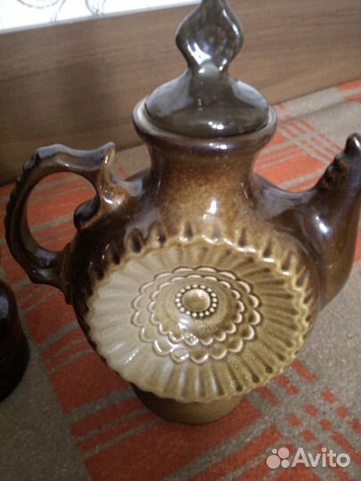 Керамическая ваза и чайник СССР
