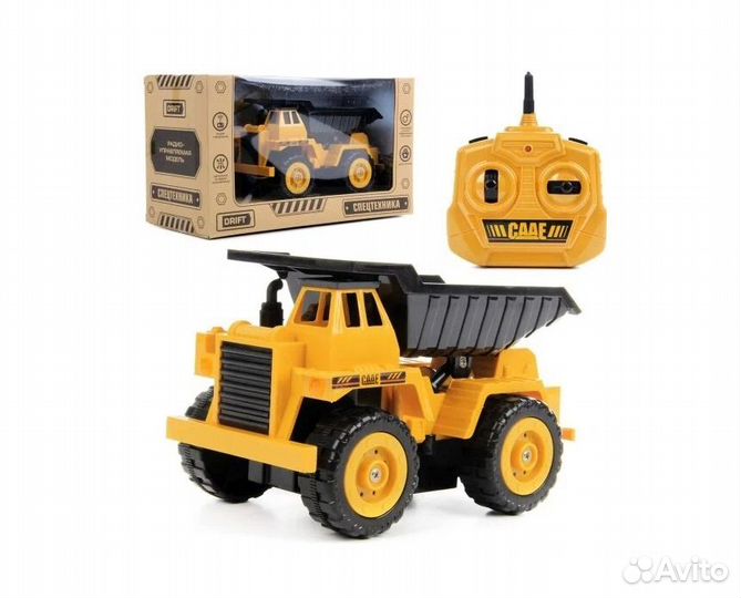 Карьерный самосвал Р/У 1:30 с упр. подвижн. дет. и