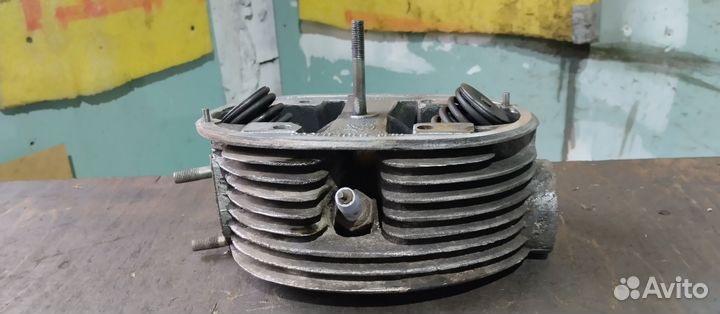 Левая головка цилиндра мотоцикла Урал