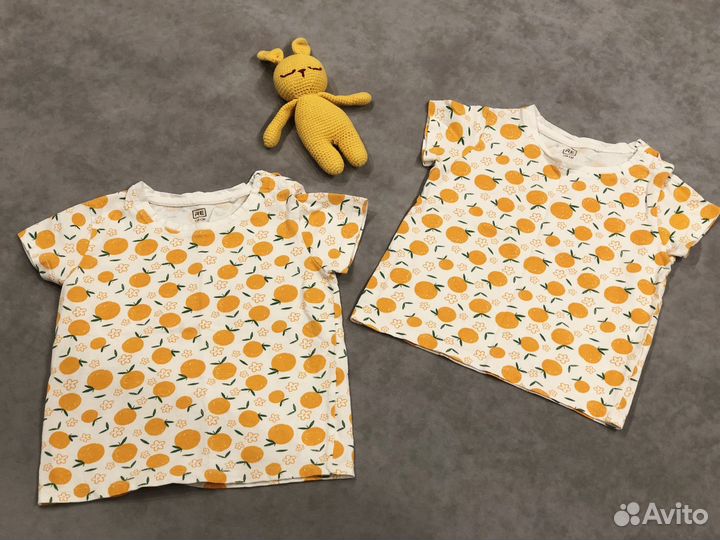 Комплект вещей для двойняшек девочек