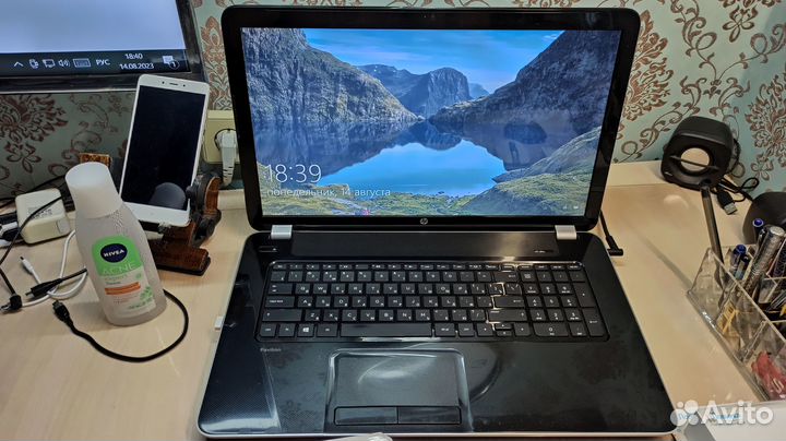 Ноутбук HP, диагональ 17, 6gb оператива, 700gb