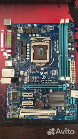 Материнская плата gigabyte GA-B75M-D3V купить в Санкт-Петербурге ...