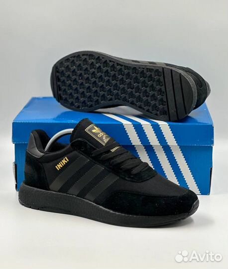 Adidas кроссовки мужские Iniki черные 41-46