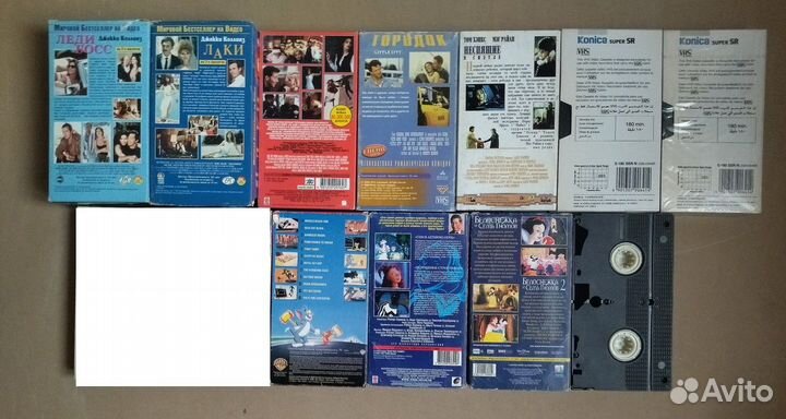 VHS видеокассеты 13 шт. отл. сост
