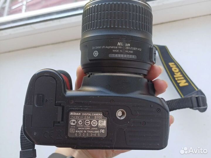 Зеркальный фотоаппарат nikon d3100