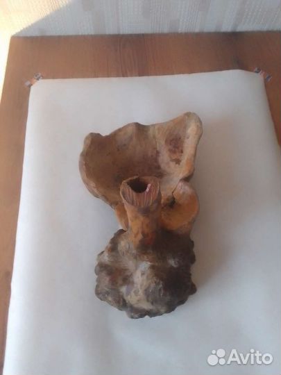 Подсвечник с пепельницей из капа