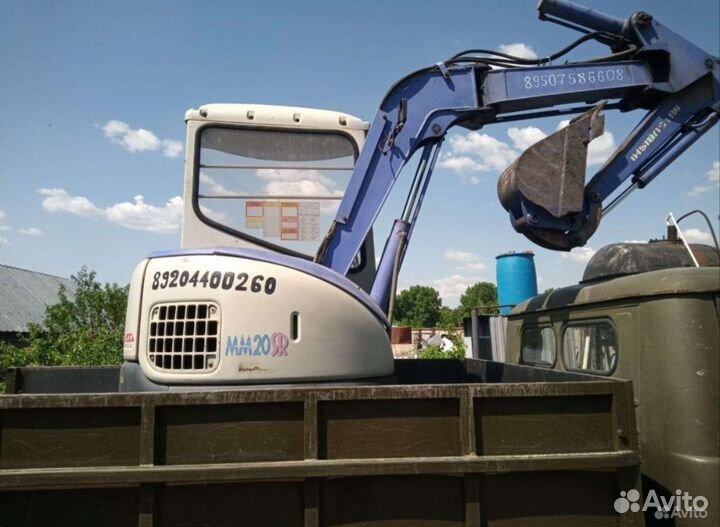 Услуги миниэкскаватора