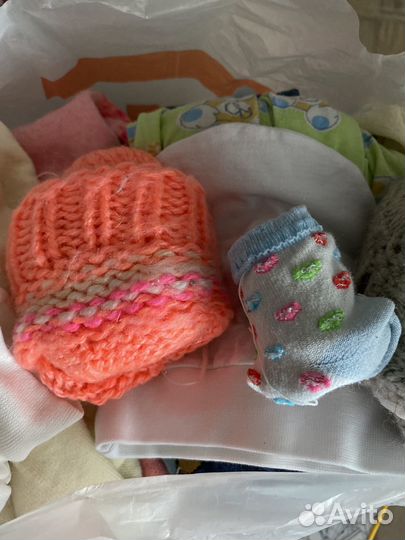 Пакет вещей на девочку 55см и до 60