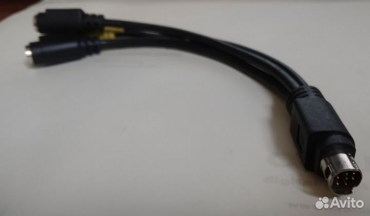 Переходник для видеовхода ATI 9-pin S-Video RCA