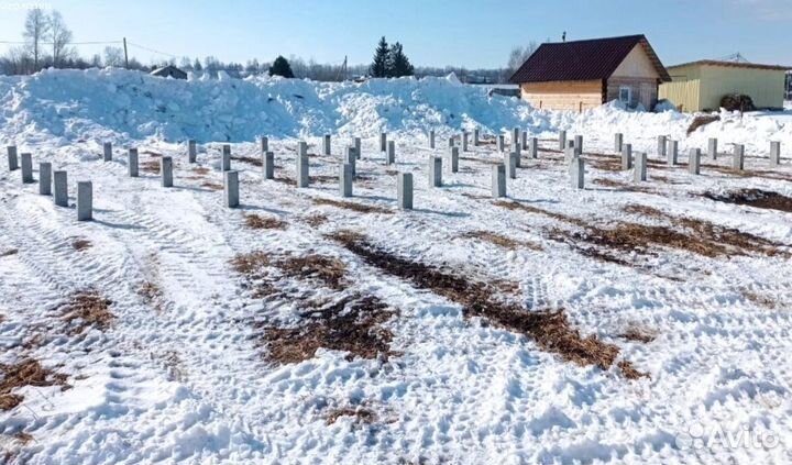 Фундамент на жб сваях