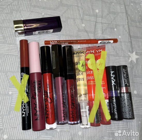 Косметика nyx lamel nouba пудра блеск тени палетка