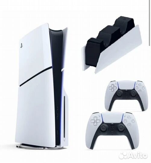 Sony PlayStation 5 Slim 1 тб+2 DualSense+Charging