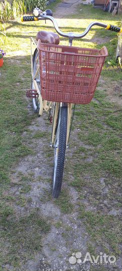 Велосипед взрослый женский с корзиной