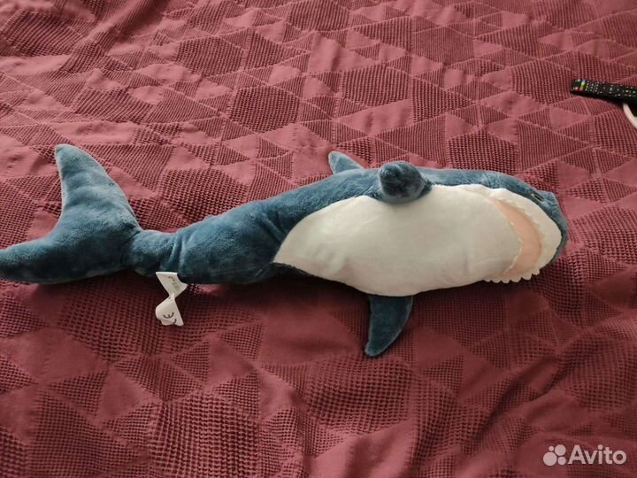 В наличии Мягкая игрушка акула 80 см