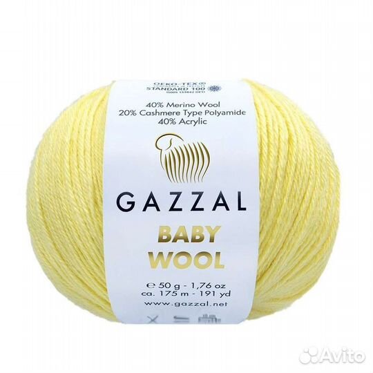 Пряжа Gazzal Baby Wool/Baby Wool XL
