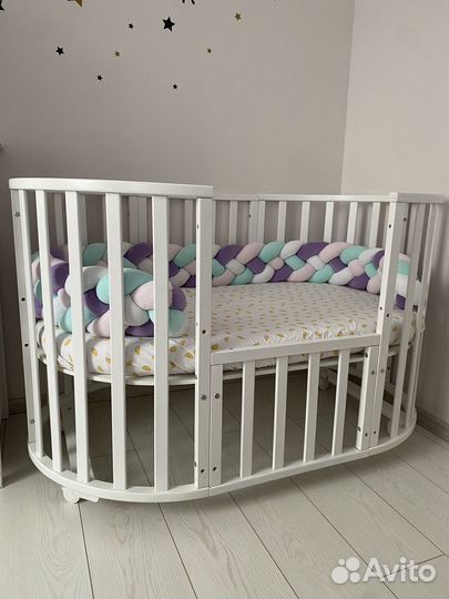 Кроватка трансформер с маятником