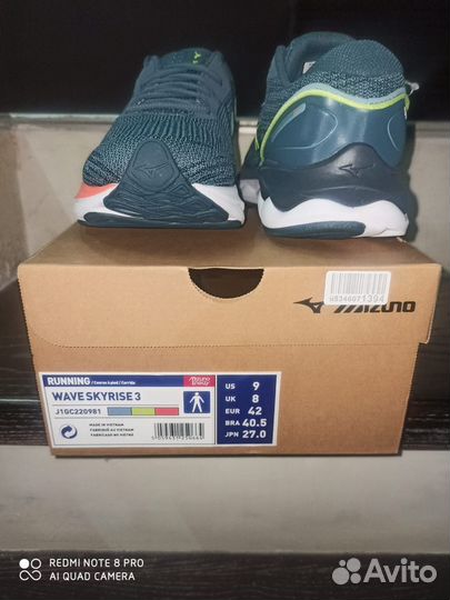 Кроссовки Mizuno Wave Skyrise 3 новые мужские